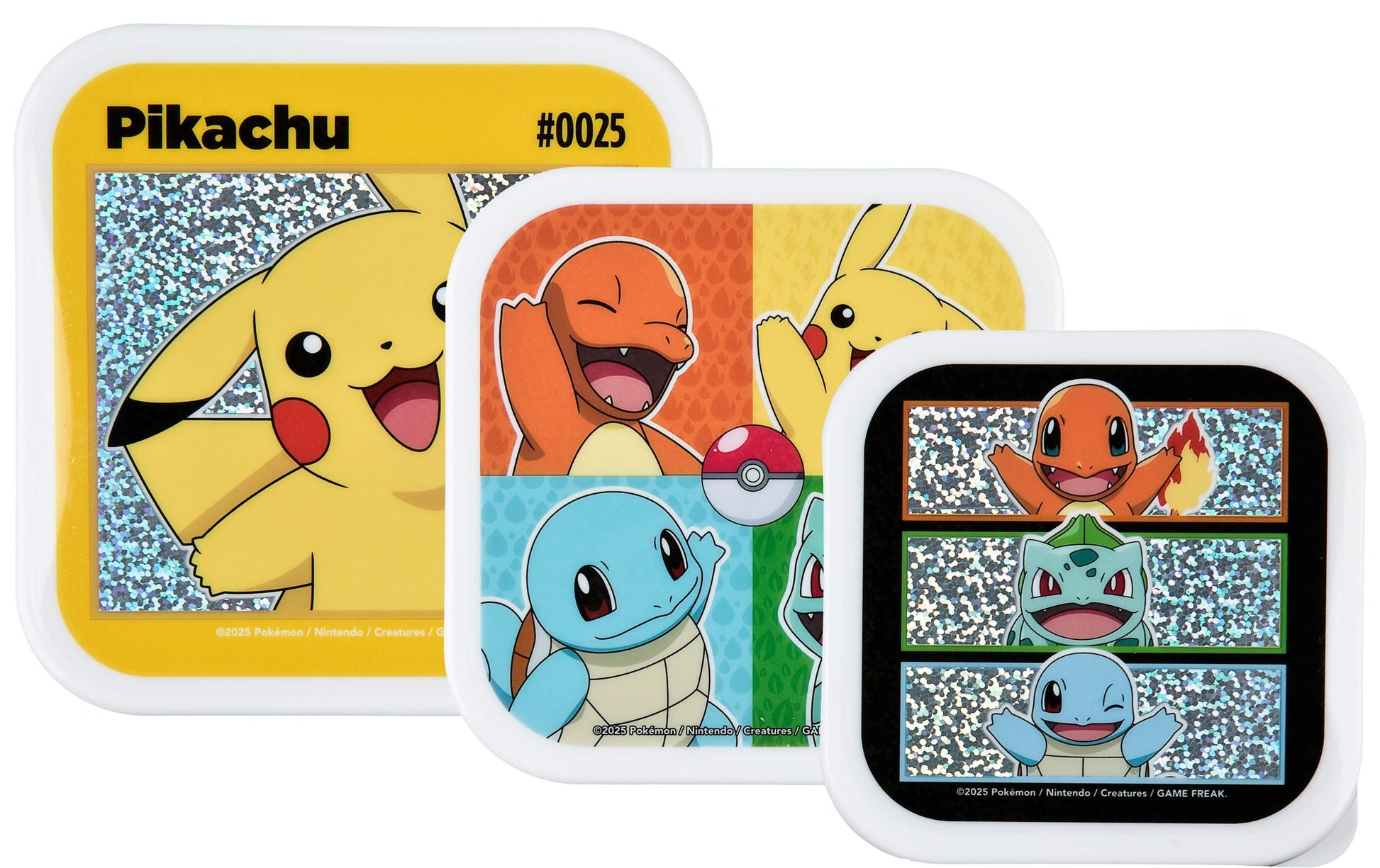 Undercover Lunchbox, Kunststoff, mehrfarbig, 3 Stk., mit Unterteilung, für Kinder