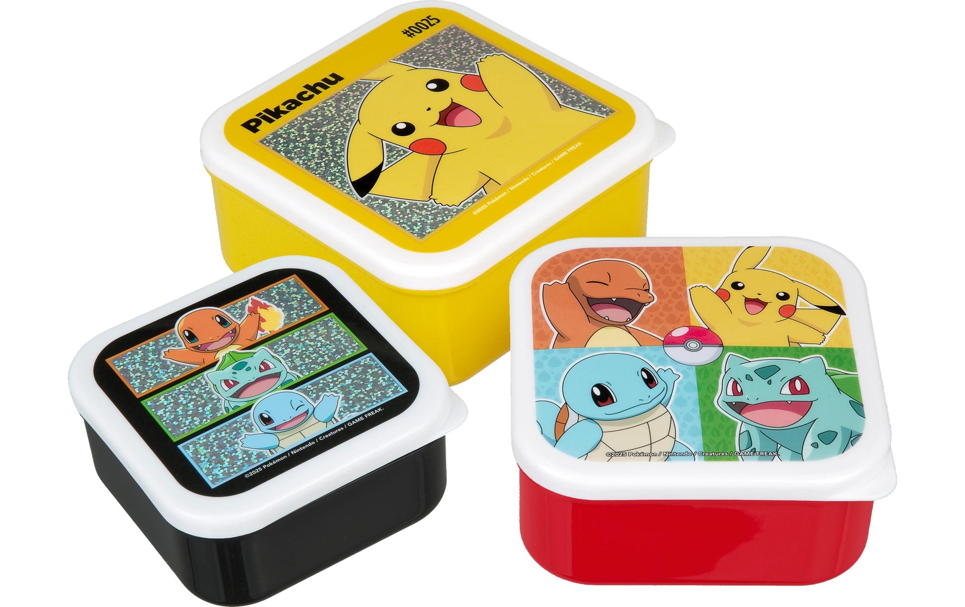 Undercover Lunchbox, Kunststoff, mehrfarbig, 3 Stk., mit Unterteilung, für Kinder