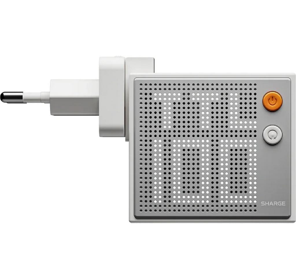 Sharge PIXEL 100 USB-Ladegerät 110 W – USB-C×3, USB-A×1 – PD 3.1, GaN – Weiss