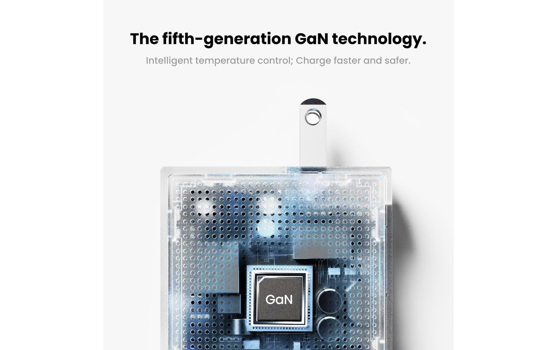 Sharge PIXEL 100 USB-Ladegerät 110 W – USB-C×3, USB-A×1 – PD 3.1, GaN – Weiss