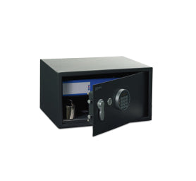 Rieffel Tresor – mit Elektronikschloss, Stahl, dunkelgrau, 450 × 250 × 365 mm