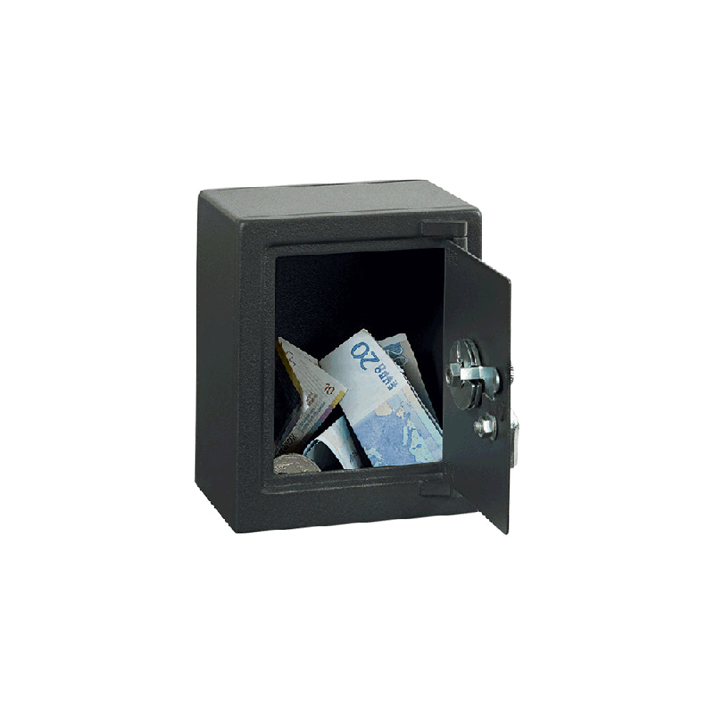 Rieffel Tresor A16644 – Elektronikschloss – 100 × 139 × 118 mm – Anthrazit