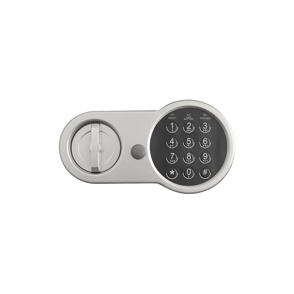 Rieffel Tresor – mit Zahlenschloss, Stahl, schwarz, 350 × 250 × 250 mm