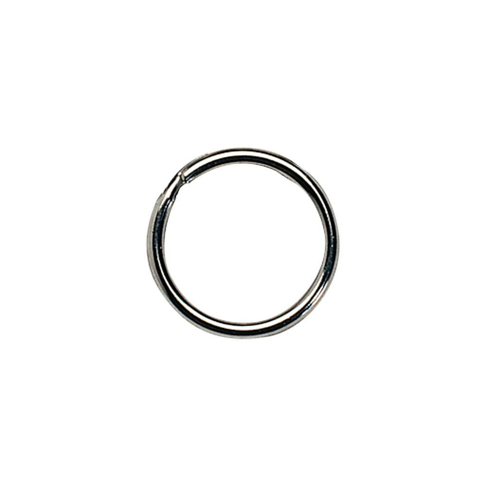 Rieffel Schlüsselring – Nickel-Stahl, Silber, Ø 25 mm, 100er-Pack