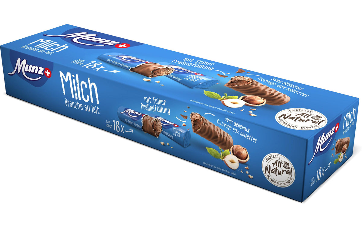 Munz Sharing Box Schokolade – Milch – 324 g