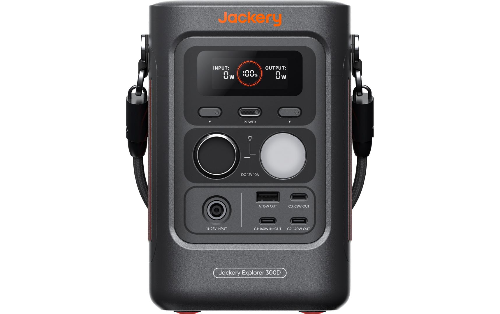 Jackery Explorer 300D – Powerstation, 288 Wh, LiFePO4