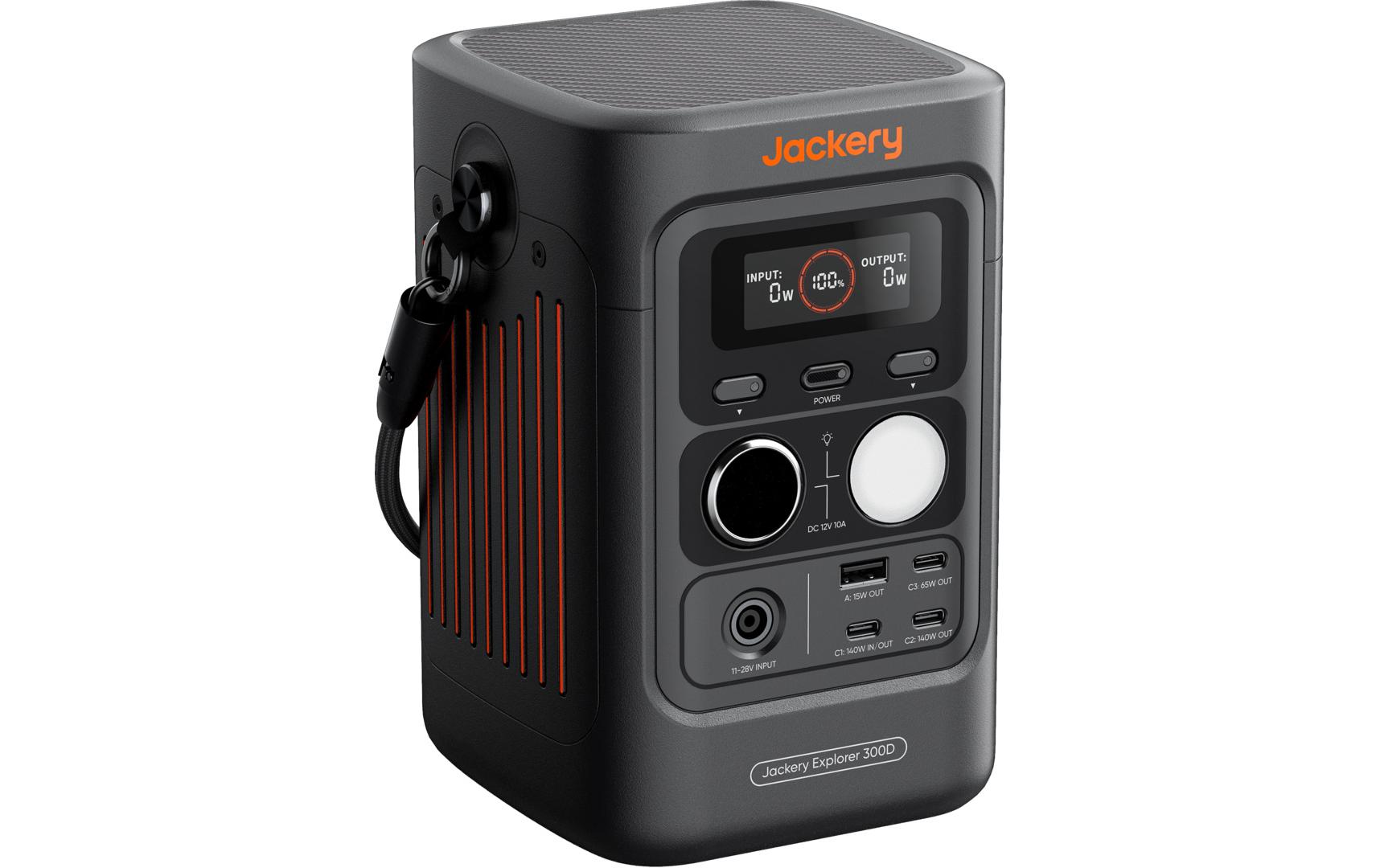 Jackery Explorer 300D – Powerstation, 288 Wh, LiFePO4