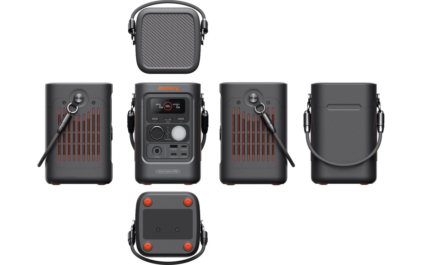Jackery Explorer 300D+40W Air – Powerstation, 288 Wh, LiFePO4, 40 W Solarpanel