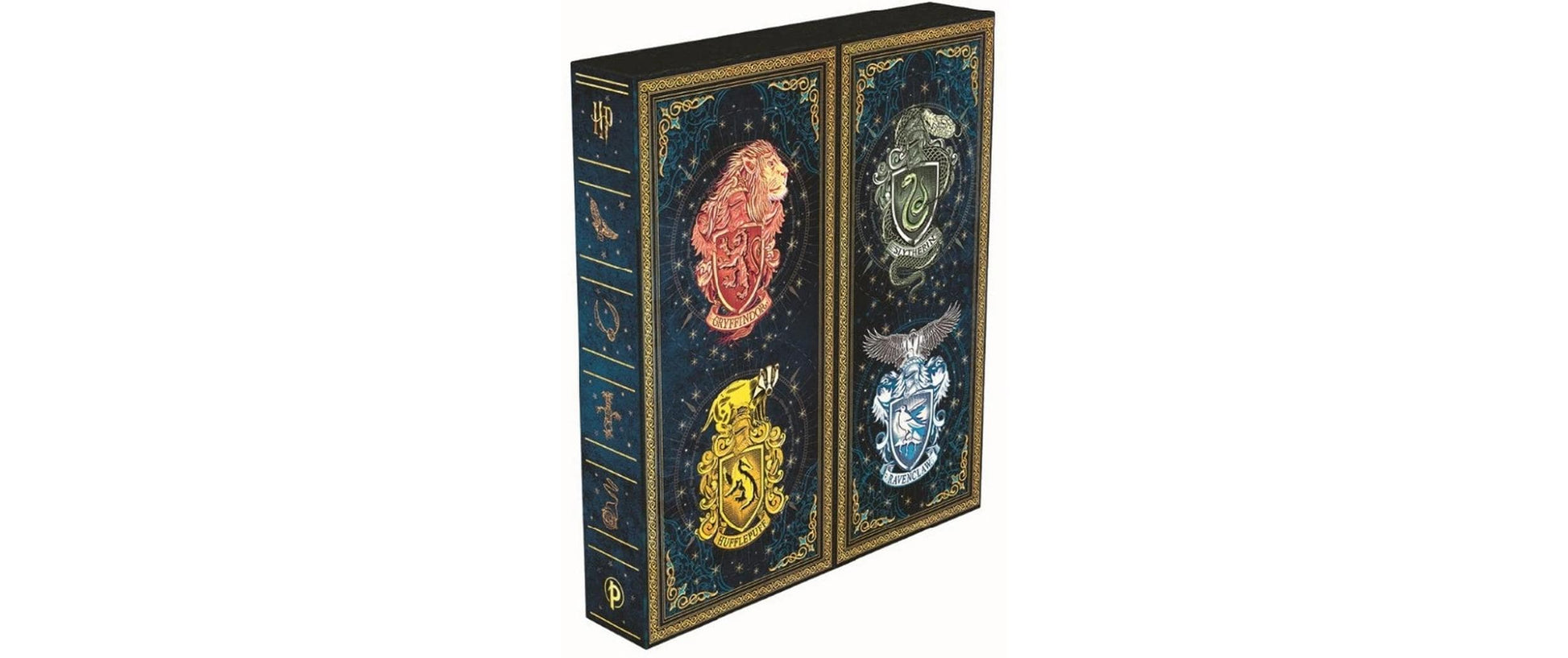 Paperblanks Geschenkset – A5 – liniert 7 mm – 176 Seiten – Hardcover, Lesezeichen, Bleistift, Blau