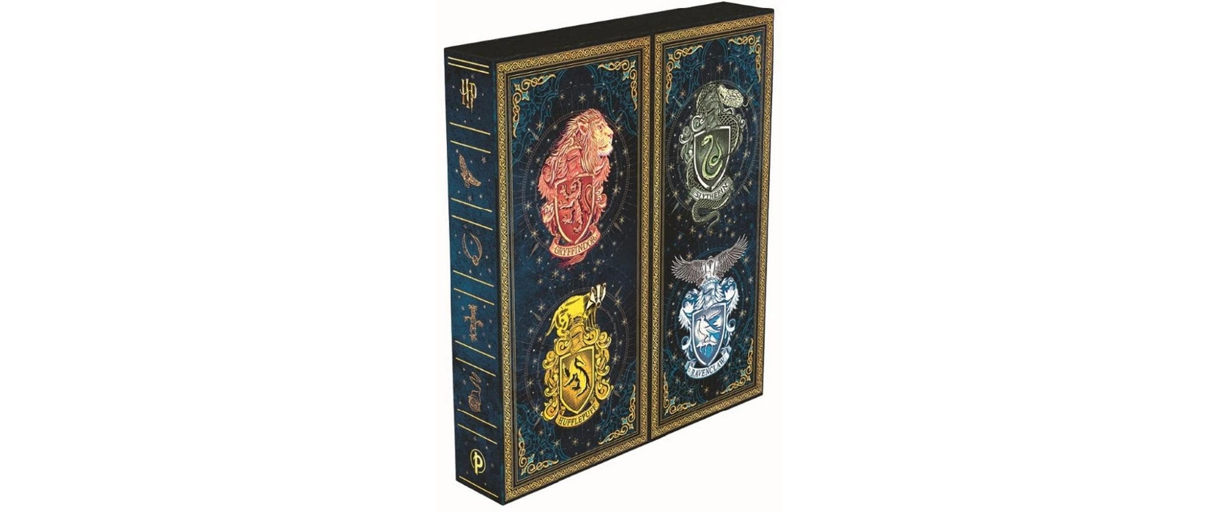 Paperblanks Geschenkset – A5 – liniert 7 mm – 176 Seiten – Hardcover, Lesezeichen, Bleistift, Blau