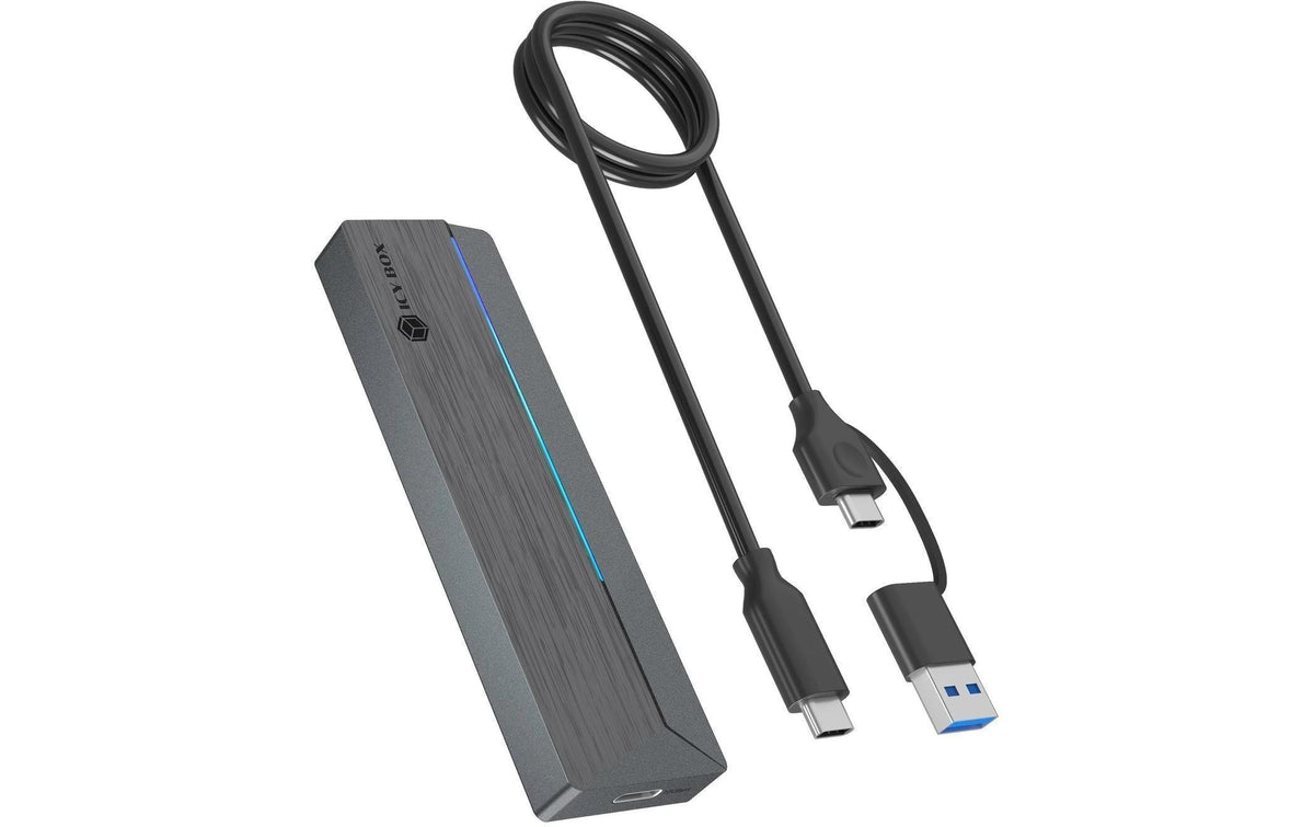 RaidSonic ICY BOX IB-1826MCL-CU31 – 1-Schacht M.2-Gehäuse – für M.2 NVMe