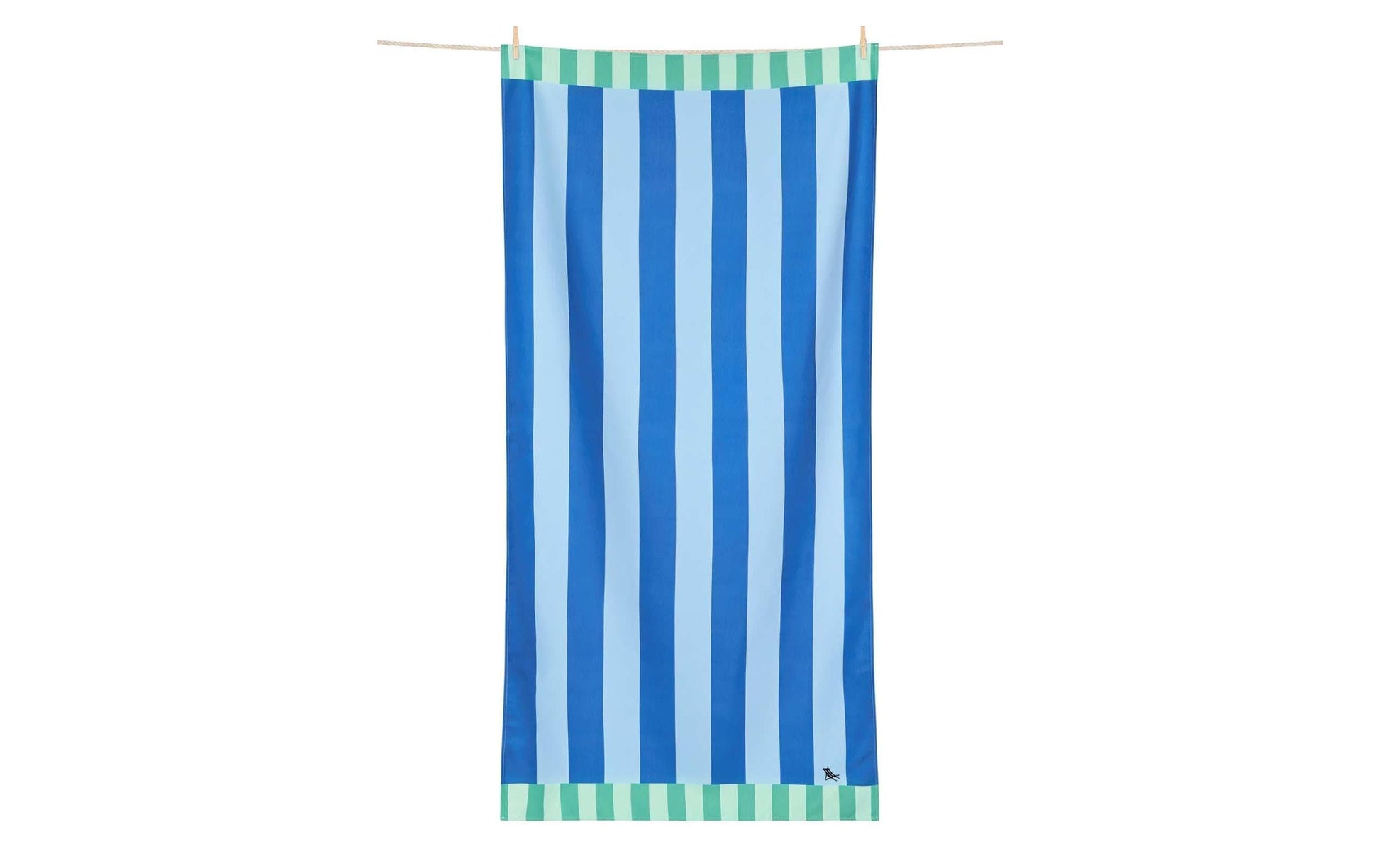 Dock & bay Strandtuch – 90 × 200 cm, Blau, Polyester/Polyamid