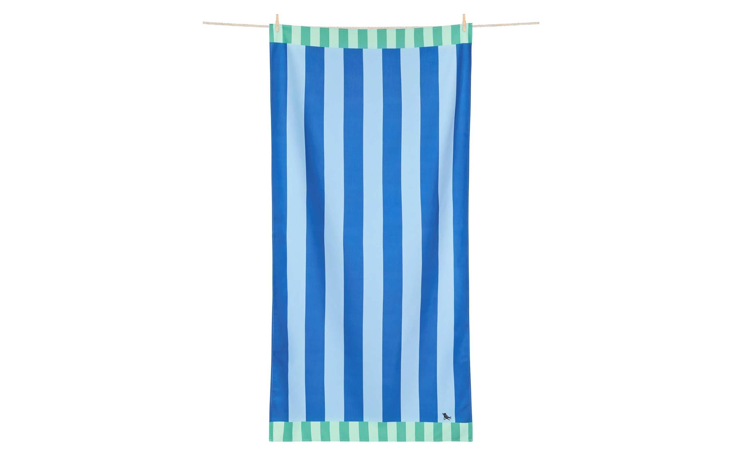 Dock & bay Strandtuch – 90 × 200 cm, Blau, Polyester/Polyamid