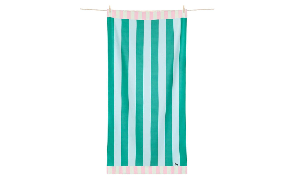 Dock & Bay Badetuch Pastel Pier – 90×200 cm, Polyester/Polyamid, Grün