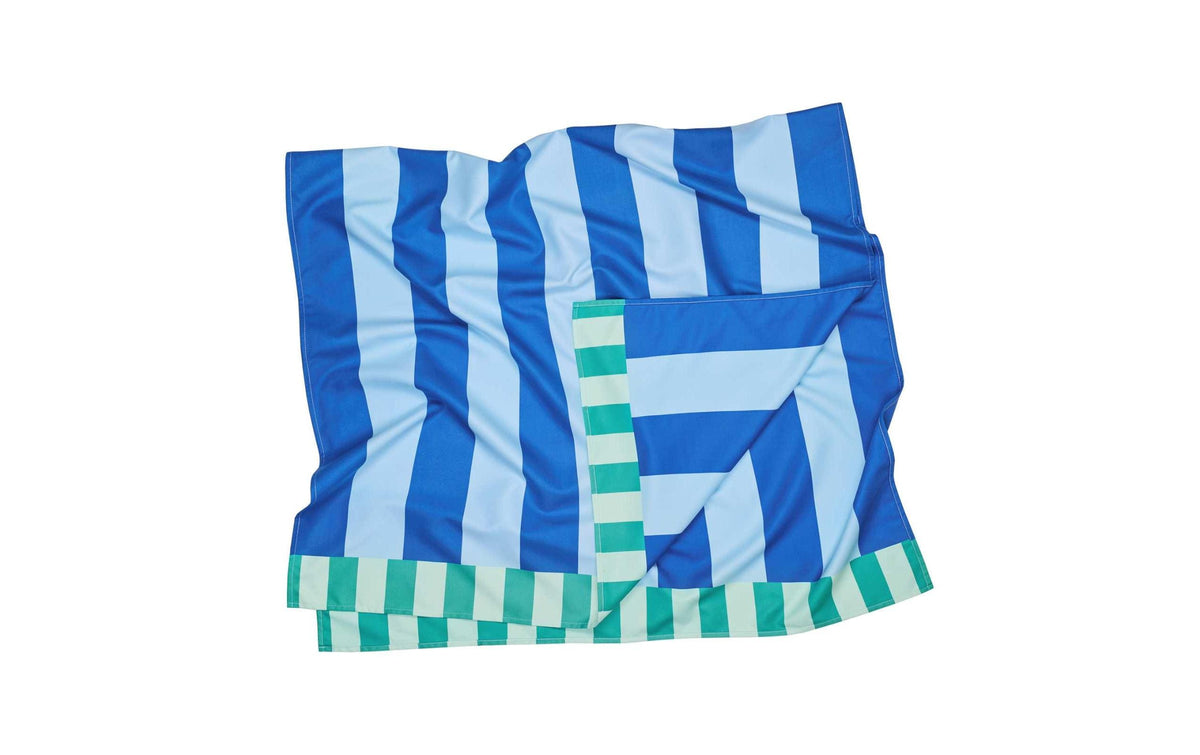 Dock & bay Strandtuch – 90 × 200 cm, Blau, Polyester/Polyamid