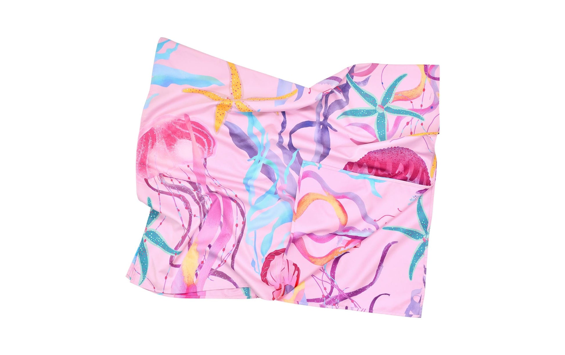 Dock & bay Badetuch Ready for Jelly – 70×130 cm, Polyester/Polyamid, Mehrfarbig