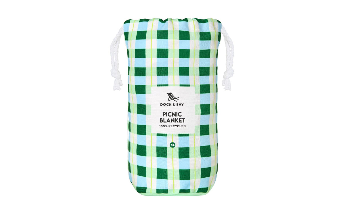 Dock & Bay Apple Tart XL Wohndecke – Polyester, Grün – 170 × 240 cm