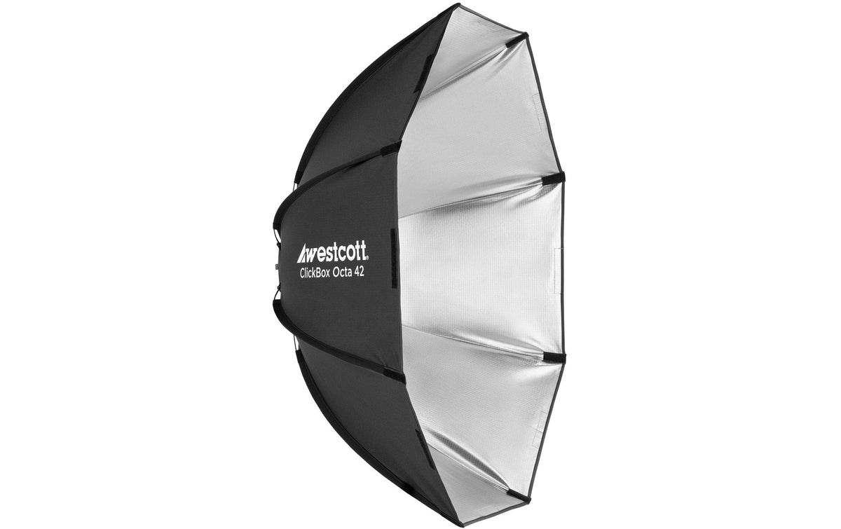 Westcott ClickBox Octa 42 Softbox – 42" (1067 × 464 mm) – Nylon, Schwarz