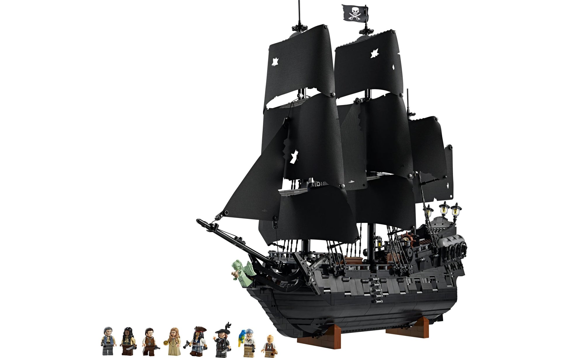LEGO Icons Captain Jack Sparrows Piratenschiff Bausatz – 55,5 × 15,7 × 37,8 cm – 2862-teilig – ab 18 J.