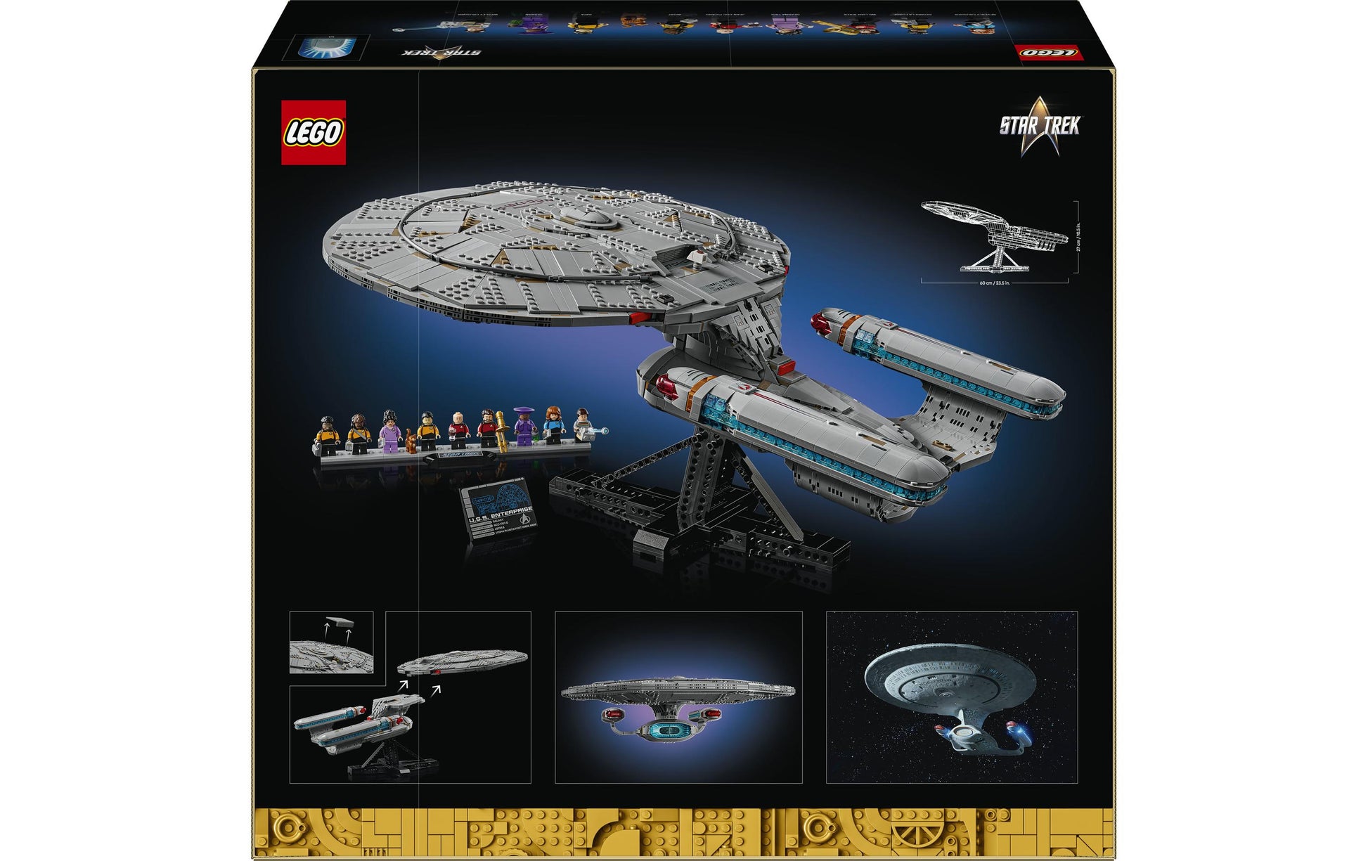 LEGO Icons USS Enterprise – 3D Puzzle – NCC-1701-D (10356) – Star Trek