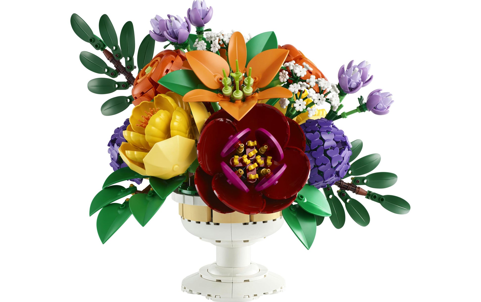 LEGO Icons Blumenarrangement 3D Puzzle – Blumen – 1161 Teile – 37,8×7,1×35,4 cm – ab 18 Jahren