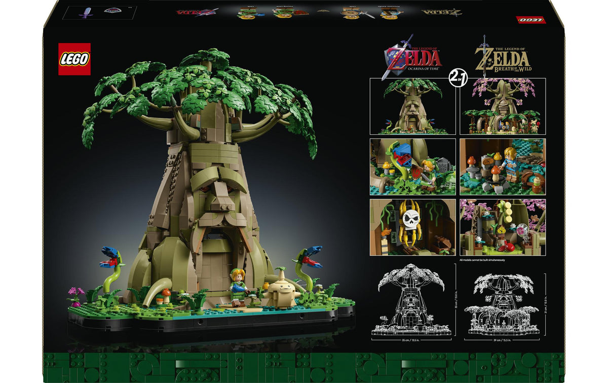 LEGO Great Deku Tree 3D Puzzle – The Legend of Zelda – 2500 Teile – 37,8 × 11,8 × 55,5 cm – ab 18 J.