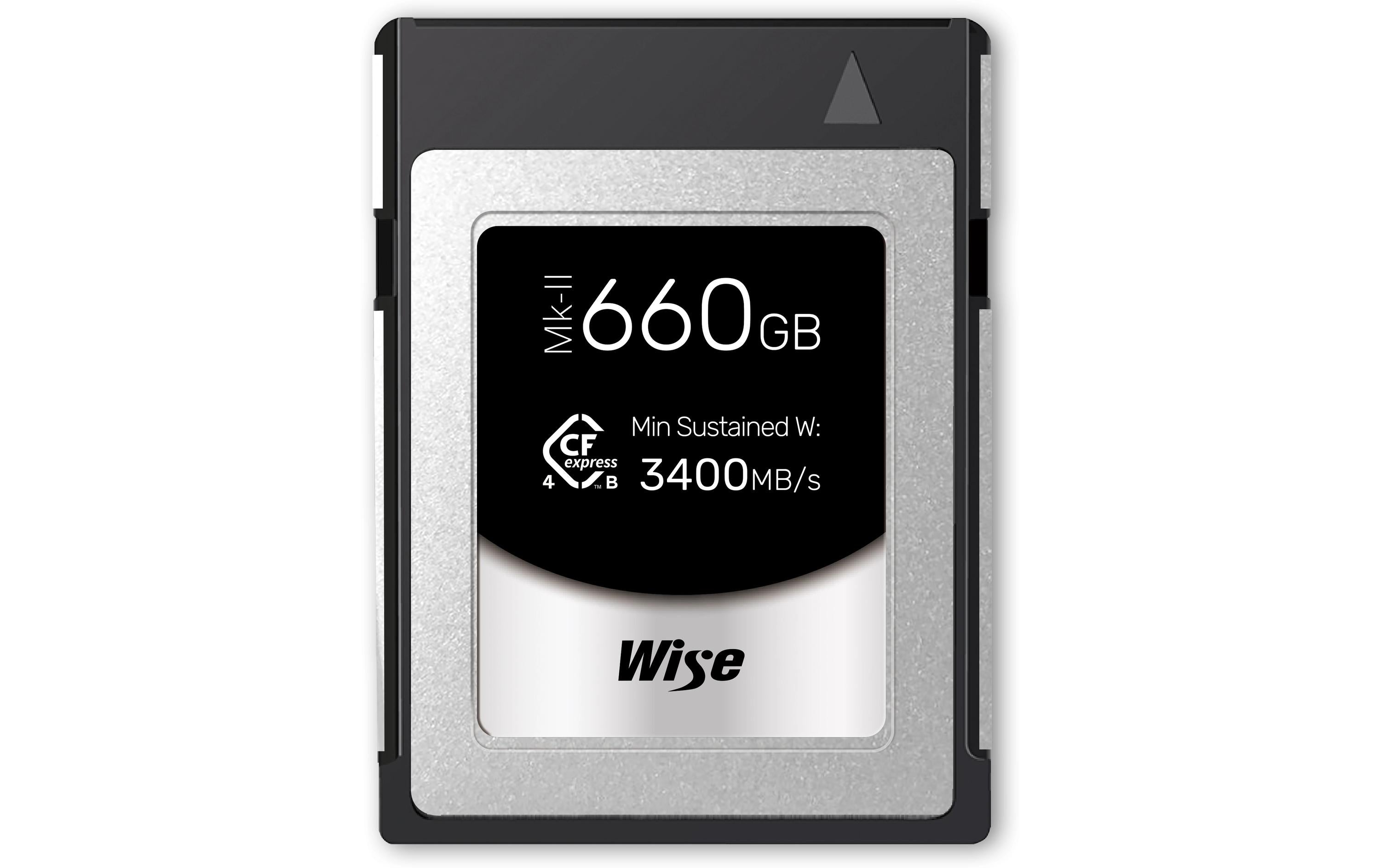 Wise PRO CFexpress Typ B 660 GB – 3700/3600 MB/s