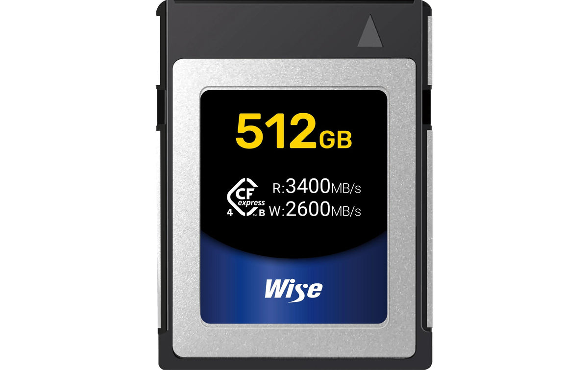 Wise CFexpress Typ B 512 GB – 3400/2600 MB/s