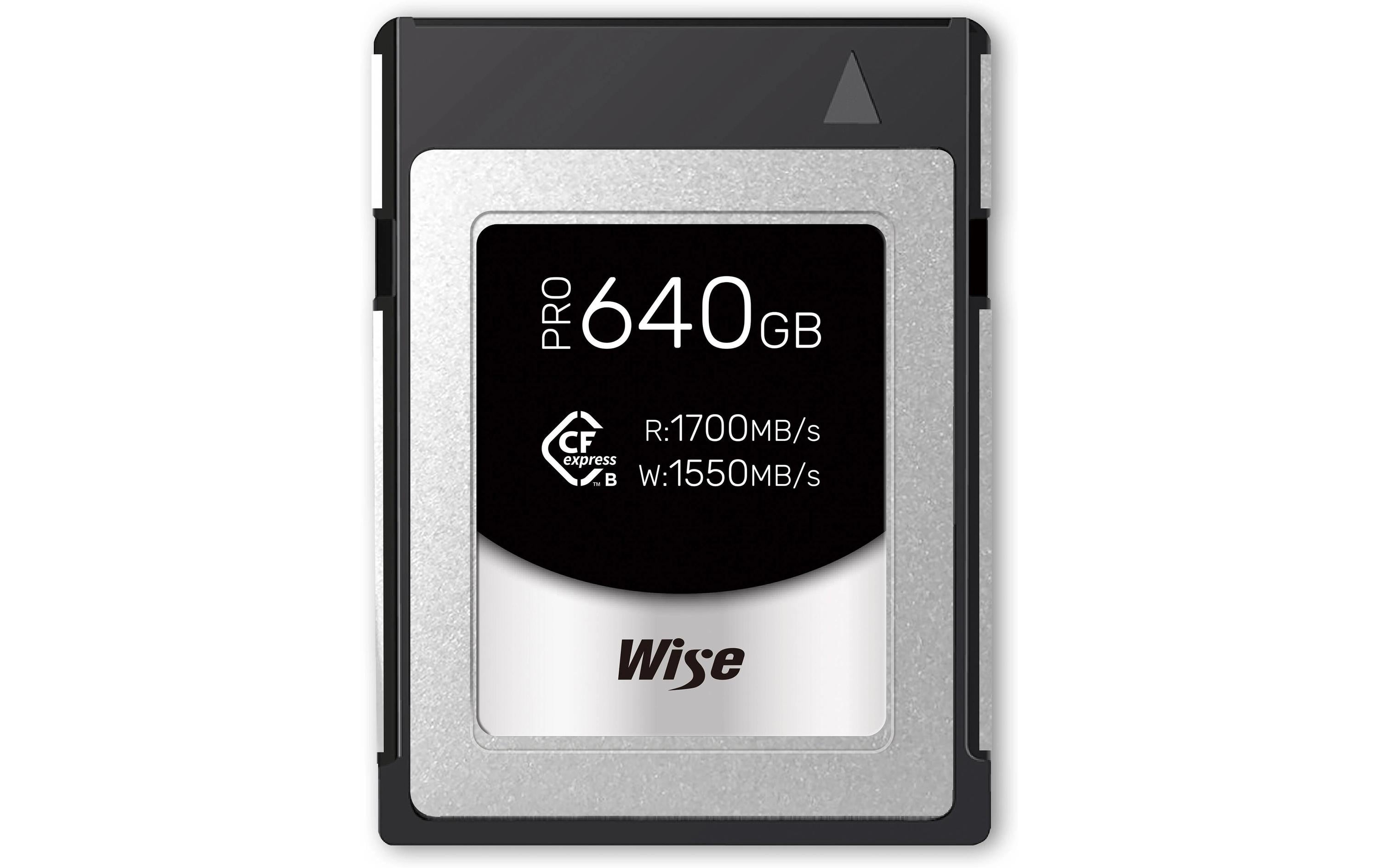 Wise PRO CFexpress Typ B 640 GB – 1700/1550 MB/s