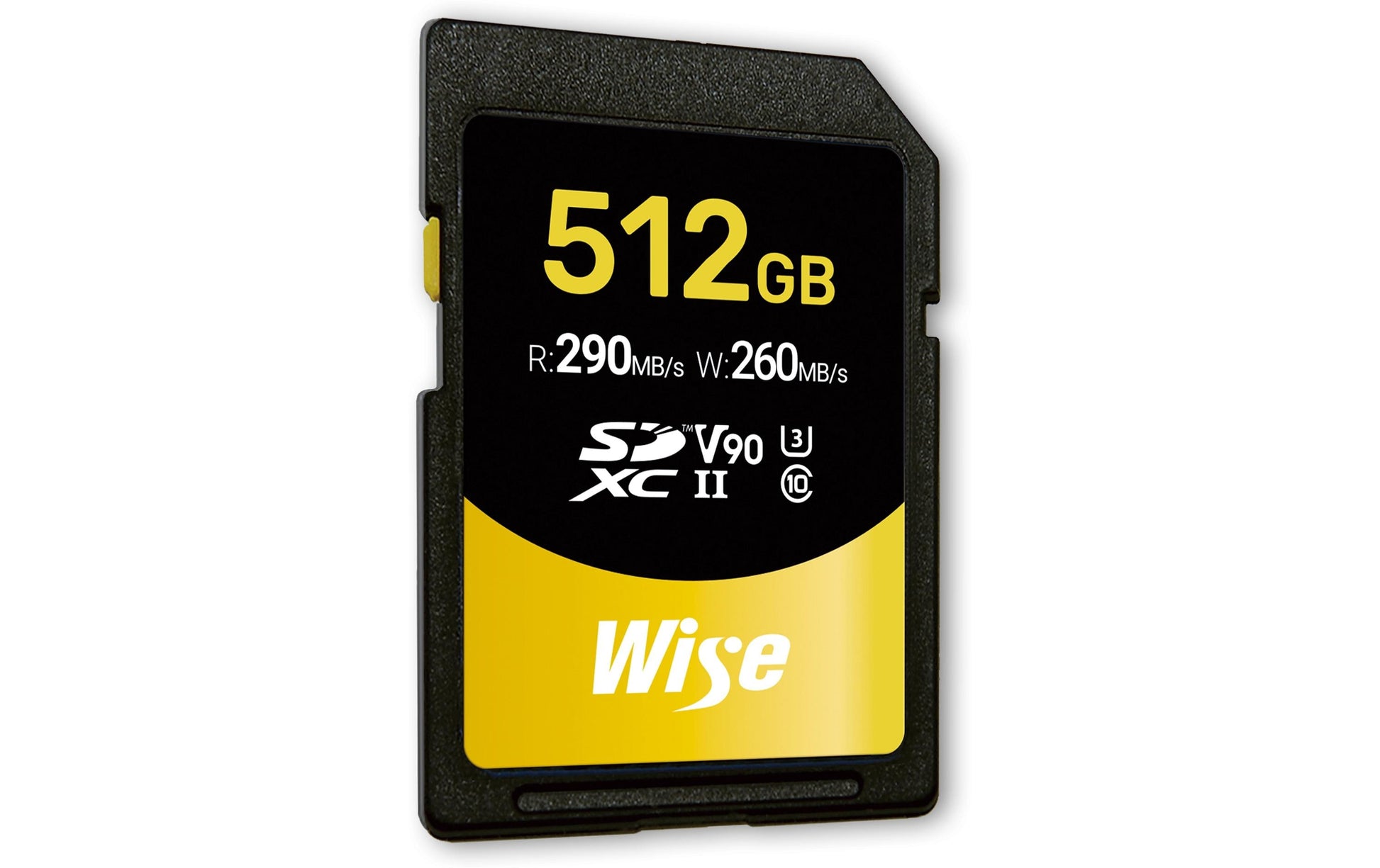Wise SDXC 512 GB UHS-II V90 – 290/260 MB/s