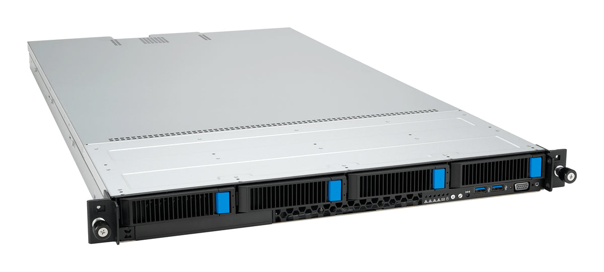 ASUS RS501A-E12-RS4/1G/1600W/OCP – Server Barebone – 1U, LGA6096 (1×CPU), 24 DIMM, 6 Einschübe, 1600 W