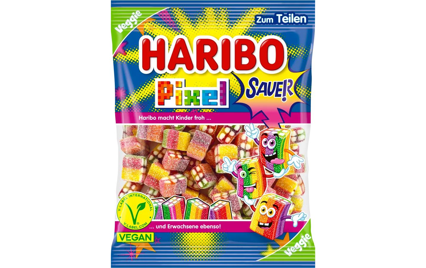Haribo Pixel Fruchtgummi, vegan – 160 g
