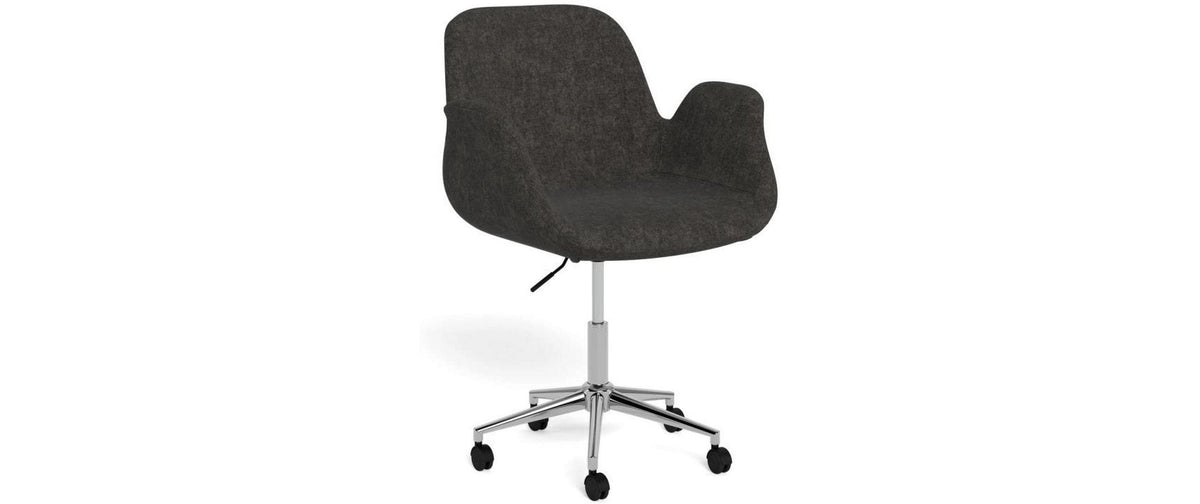 actona AC Design Beth Bürostuhl – Polsterrücken – Dunkelgrau, bis 110 kg