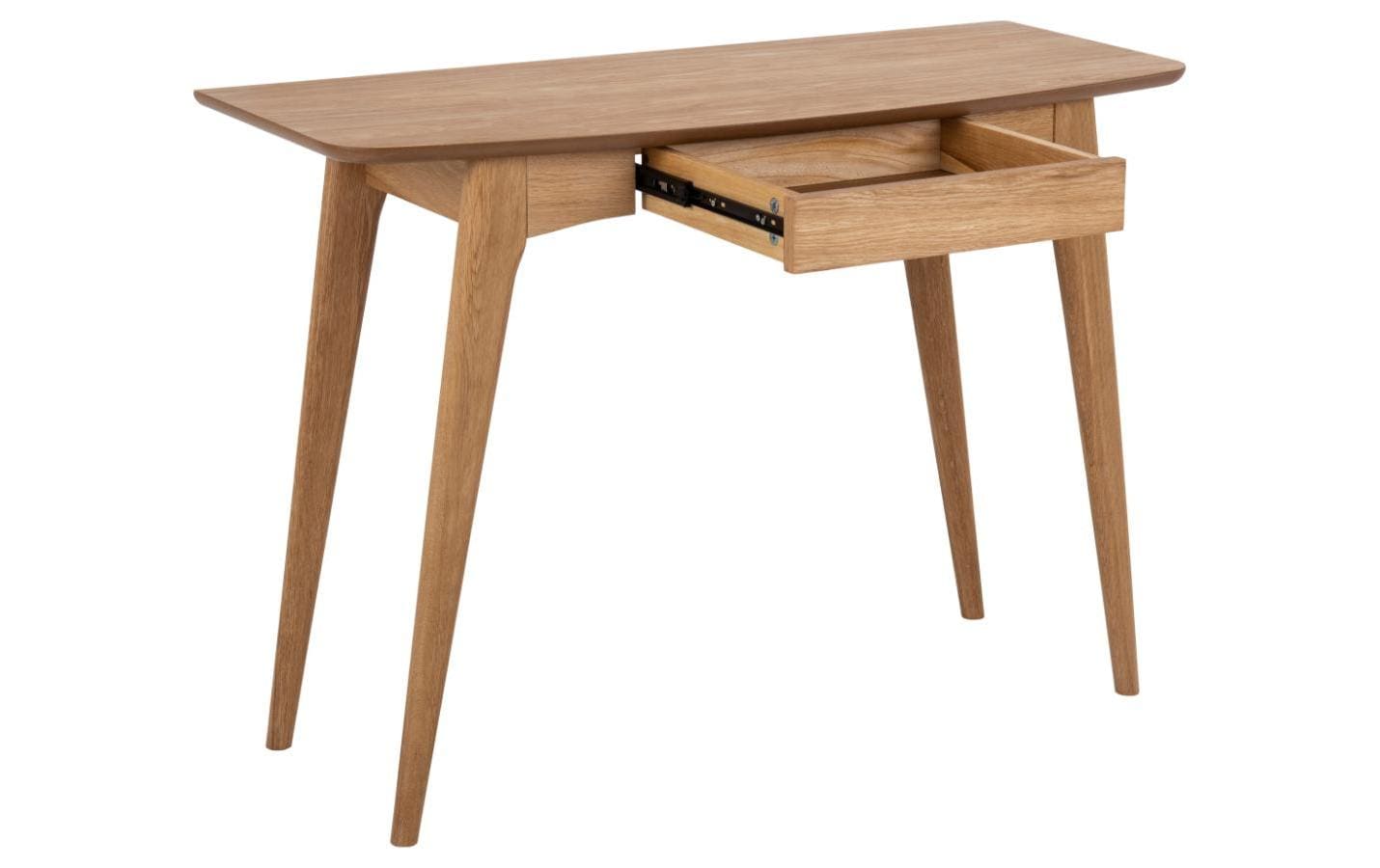 actona AC Design Woodstock – Höhenverstellbarer Tisch, 105 × 45 cm, 100 kg, Braun, MDF