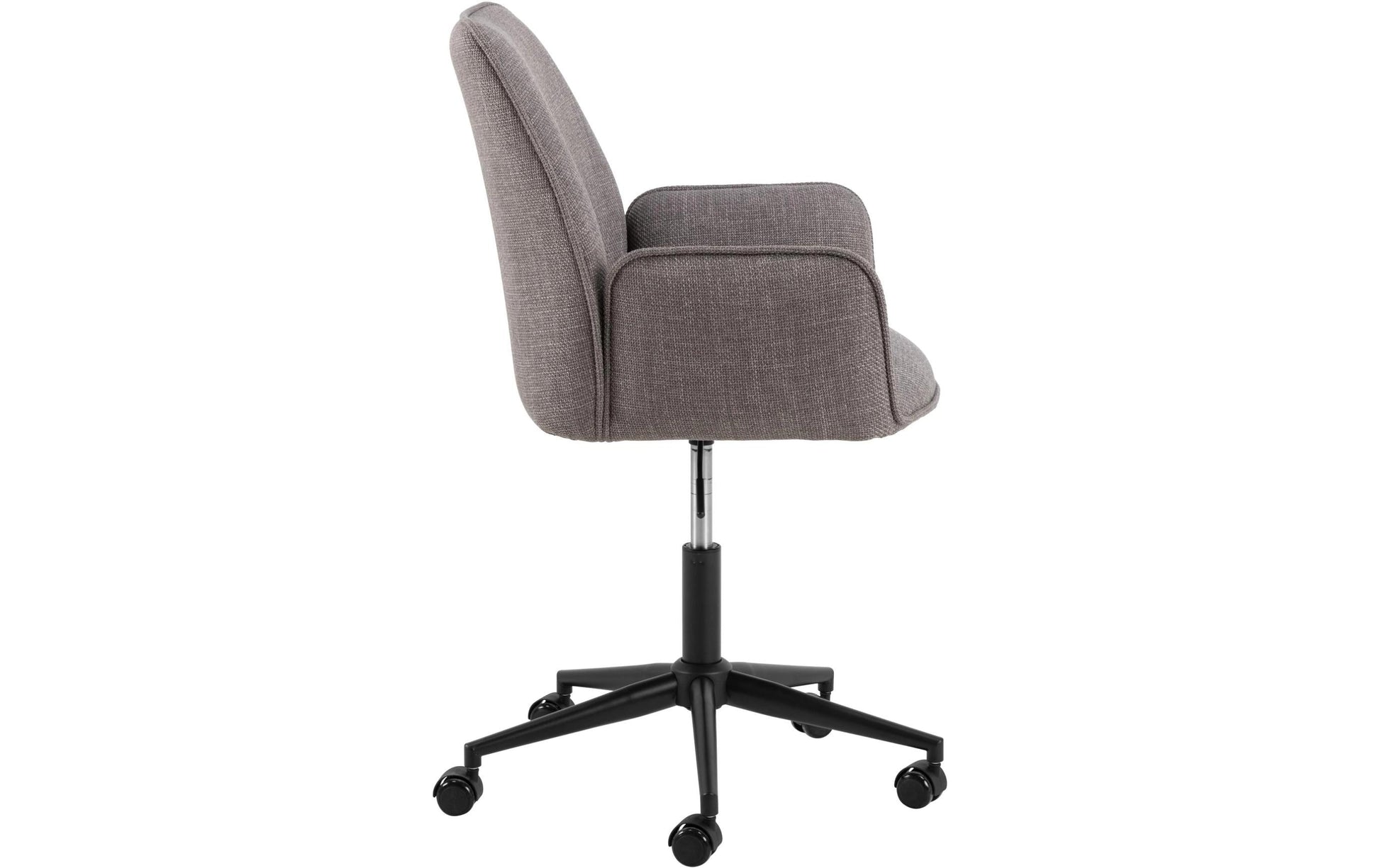 actona AC Design Glenda Bürostuhl – Polsterrücken – Hellbraun, mit Armlehnen, 47–60 cm, bis 110 kg