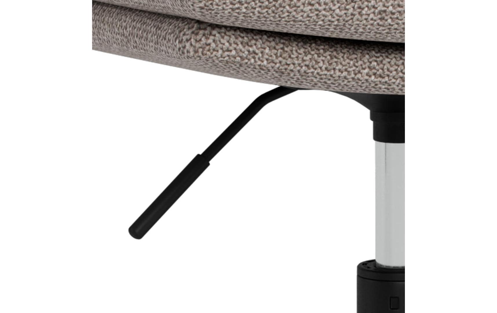 actona AC Design Flynn Bürostuhl – Polsterrücken – Grau/Hellbraun, bis 110 kg