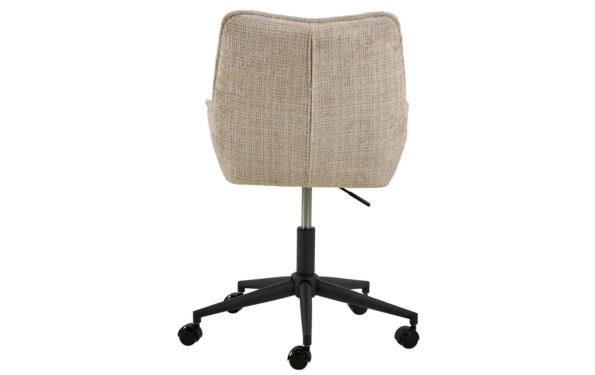 actona AC Design Eddie Bürostuhl – Polsterrücken – Beige, Armlehnen, 52–62 cm, bis 110 kg