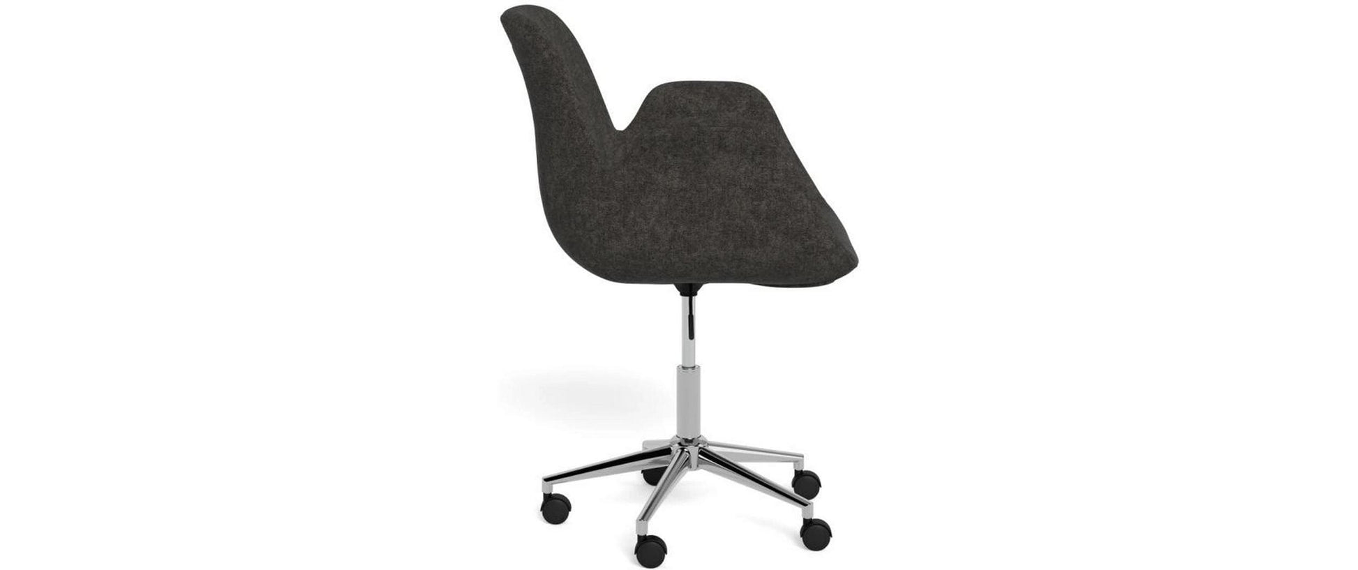 actona AC Design Beth Bürostuhl – Polsterrücken – Dunkelgrau, bis 110 kg