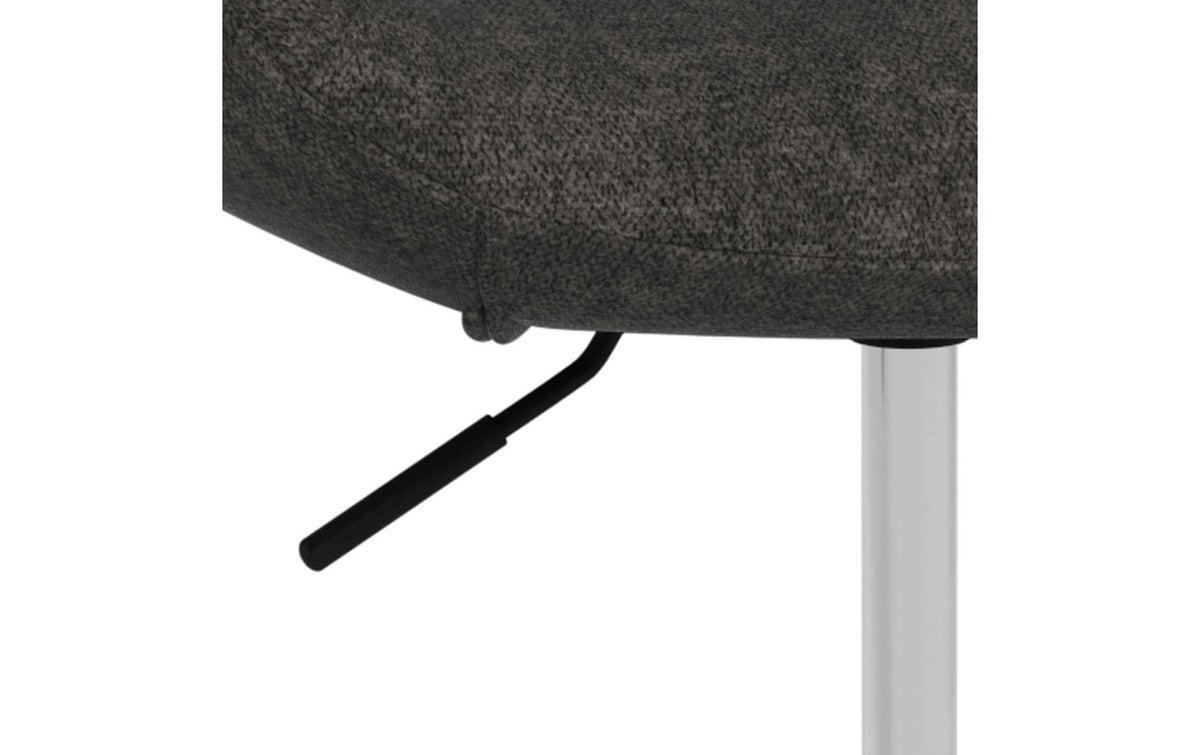 actona AC Design Beth Bürostuhl – Polsterrücken – Dunkelgrau, bis 110 kg