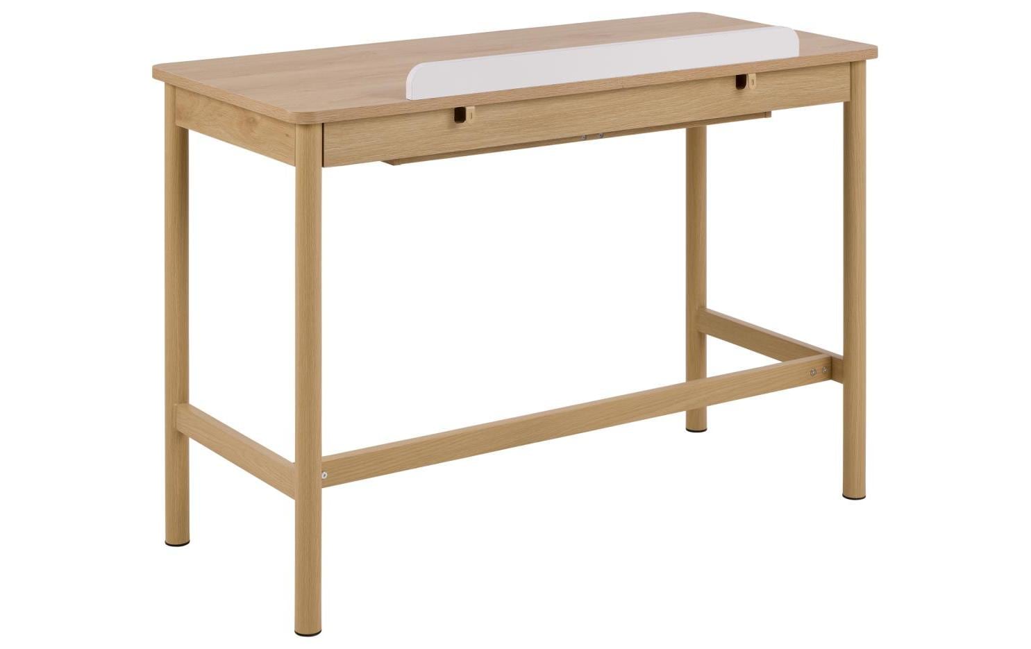 actona AC Design Alpena – Bürotisch, 110 × 50 cm, 100 kg, braun/eiche, MDF