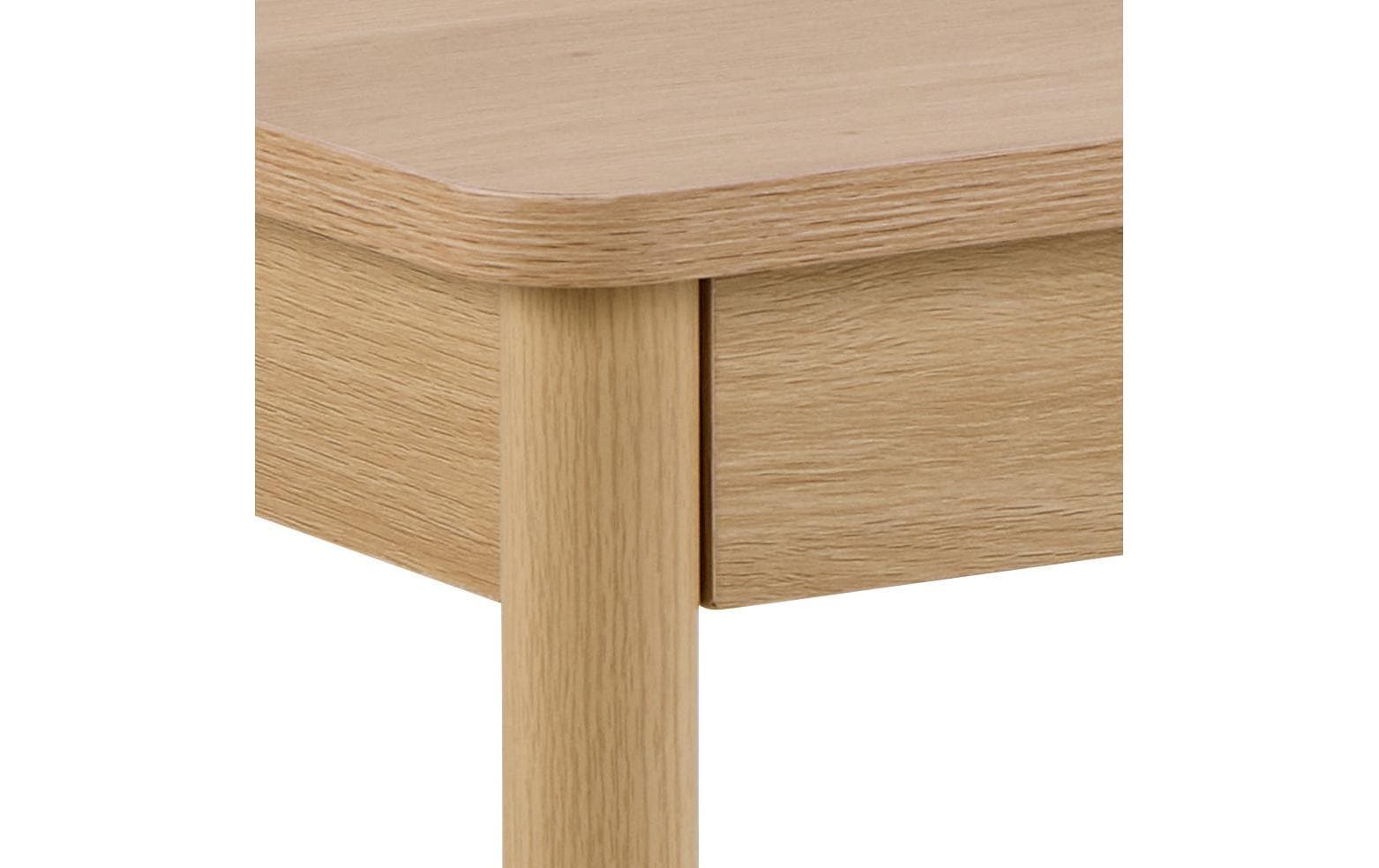 actona AC Design Alpena – Bürotisch, 110 × 50 cm, 100 kg, braun/eiche, MDF