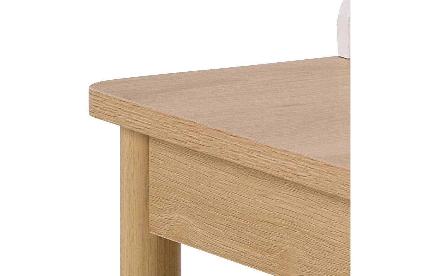 actona AC Design Alpena – Bürotisch, 110 × 50 cm, 100 kg, braun/eiche, MDF