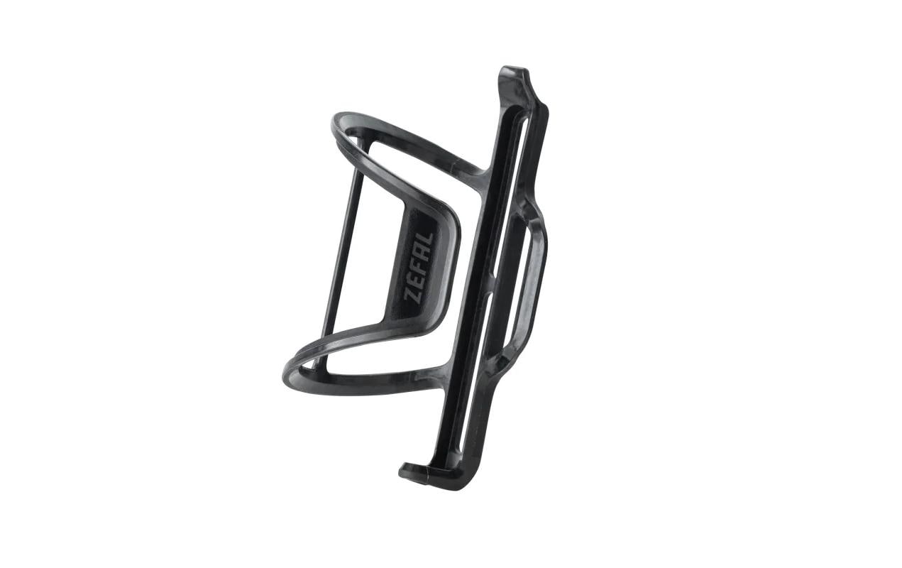 Zéfal Bidonhalter – Eingriff rechts – für Mountainbikes – 85 × 151 × 76 mm – Schwarz, Kohlefaser