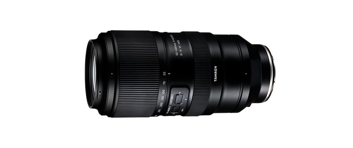 Tamron AF 50–400 mm f/4.5–6.3 Di III VC VXD Telezoom-Objektiv – für Sony E-Mount – Schwarz – 67 mm Filter