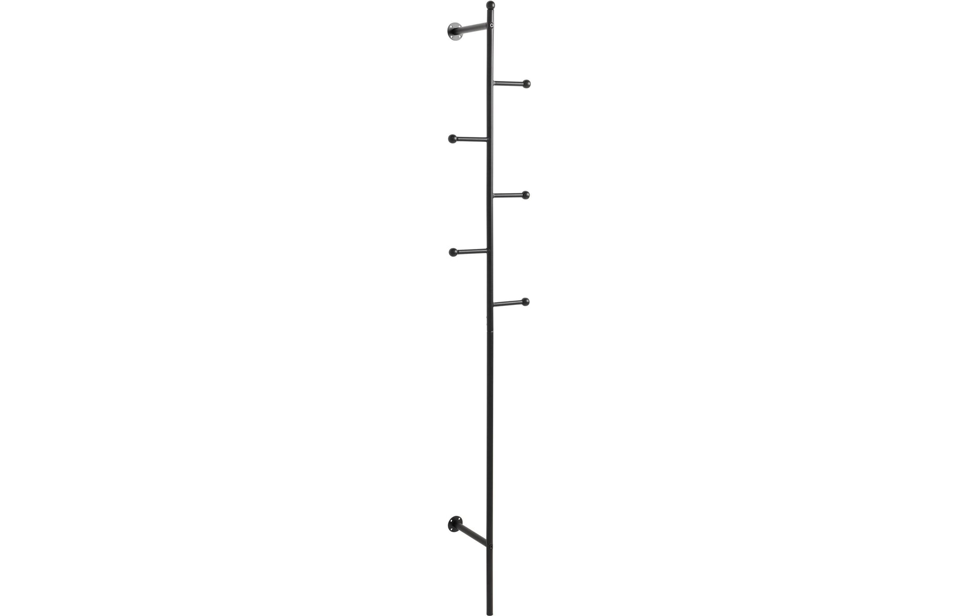 actona AC Design Aspen Garderobenständer – Stahl – Schwarz – 1712 mm