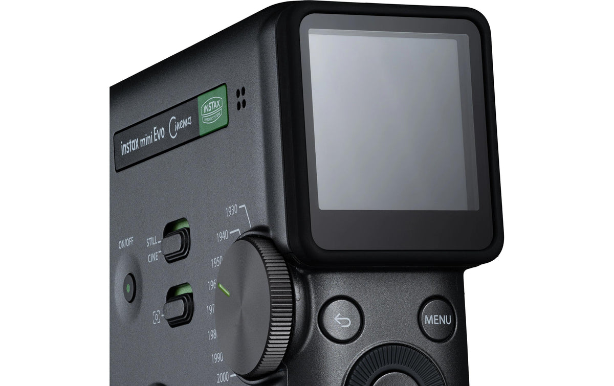 Fujifilm Instax Mini Evo Cinema – Kompaktkamera, 1/5", 4,9 MP, Schwarz