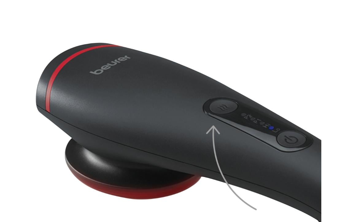 Beurer Massagegerät MG 24 – Vibrationsmassage mit Wärmefunktion – Netzbetrieb, Schwarz