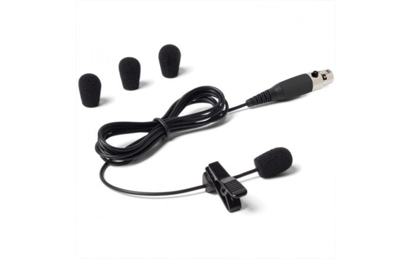 Samson LM10BX-P3 Lavaliermikrofon – Mini XLR, Kabelgebunden, Omnidirektional, Schwarz