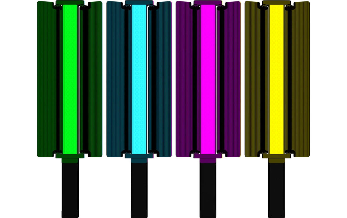 PATONA Prem LED-Stableuchte RGBW – 24 W, 2500–9000 K, dimmbar, Akku (Li-Ion), CRI 96/TLCI 97 – Schwarz