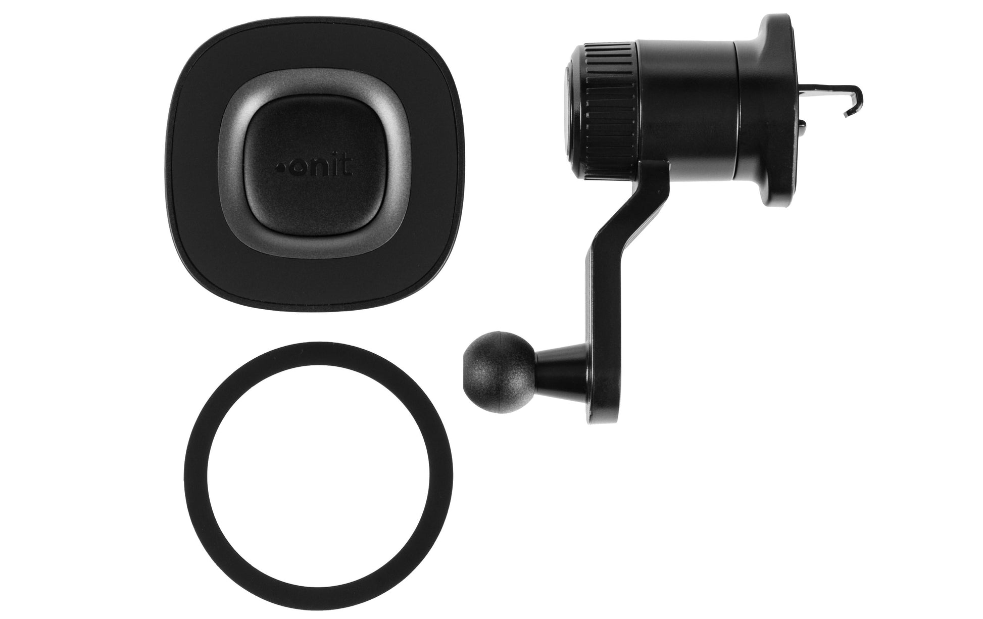 Onit Auto-Halterung, Lüftung, Magnethalter, drehbar/neigbar, 60–90 mm – universal – Schwarz